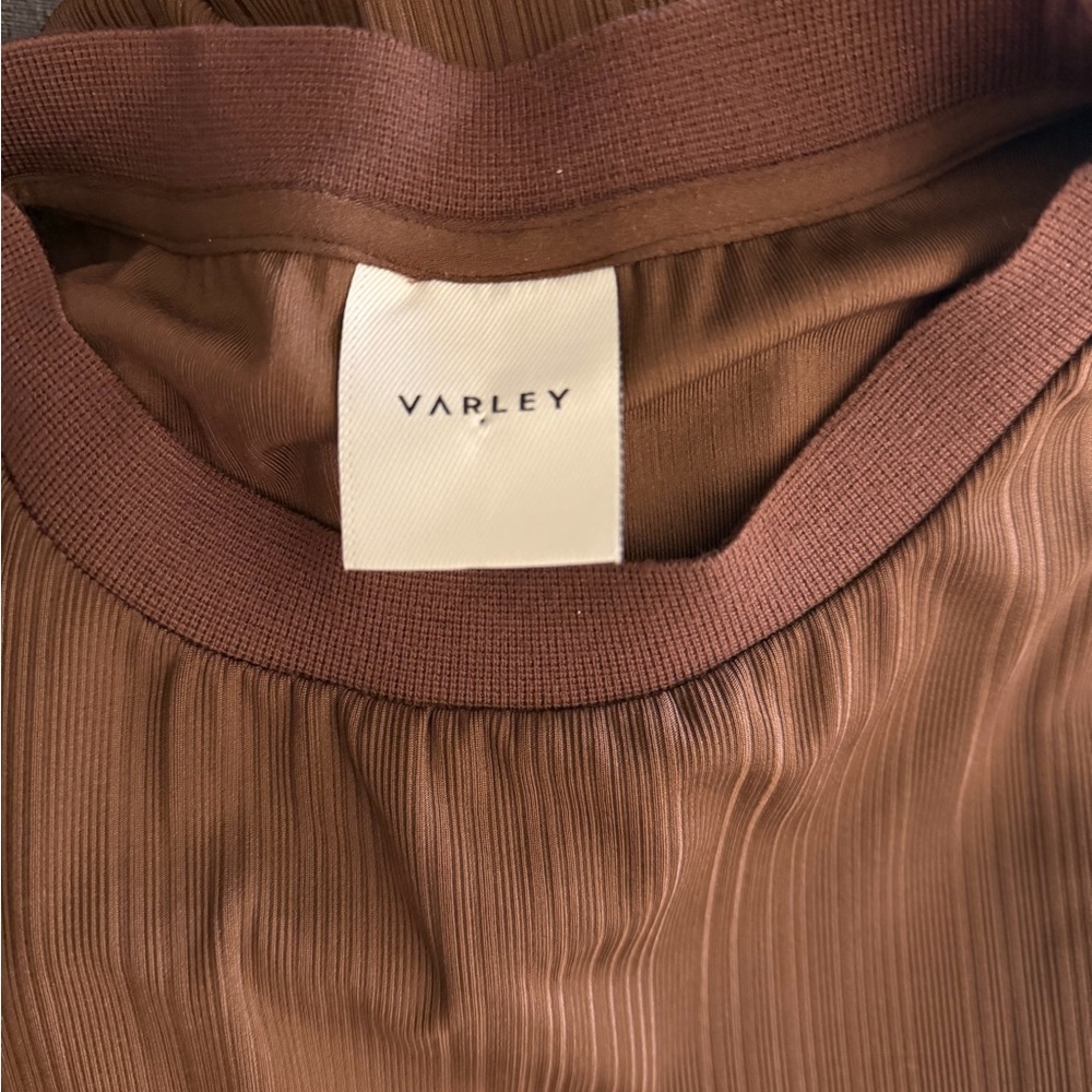 Varley Kayla Ribbed Midi Dress, size Small. - Picture 7 of 9
